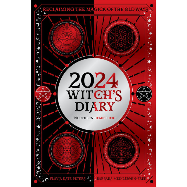 2024 Witch's Diary – Northern Hemisphere by Barbara Meiklejohn-Free, Flavia Kate Peters - Magick Magick.com