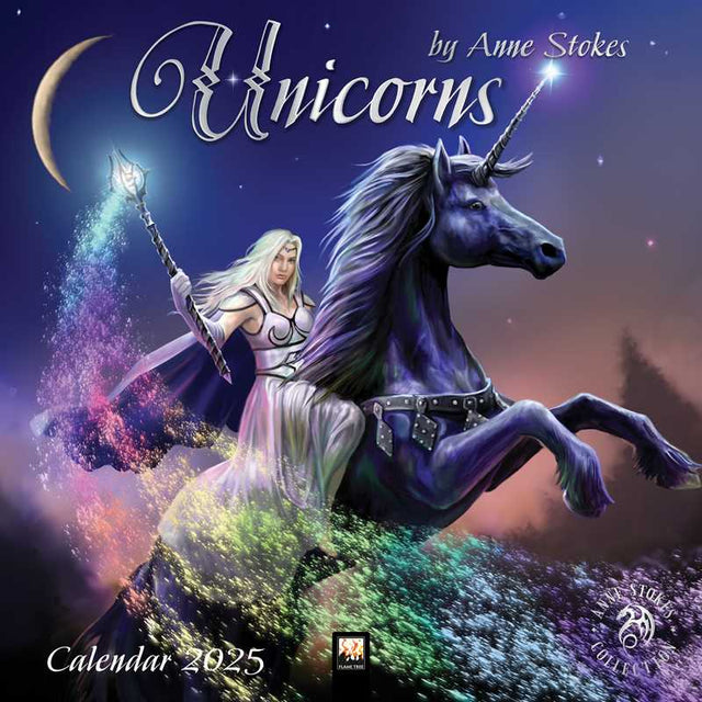 2025 Unicorns Wall Calendar by Anne Stokes - Magick Magick.com