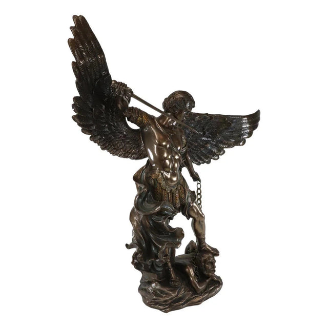 20.5" Archangel Statue - St. Michael (Bronze) - Magick Magick.com