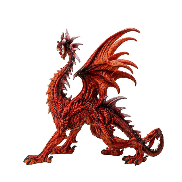 20.5" Red Dragon Statue - Magick Magick.com
