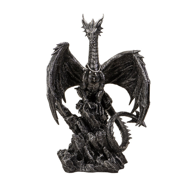 22" Quicksilver Dragon Statue - Magick Magick.com