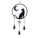 22.5" Cat Moon Gazer Hanging Decoration - Magick Magick.com