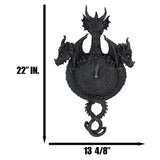 22.5" Dragon Wall Clock - Magick Magick.com