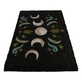 23.5" Dark Forest Moon Phase Doormat - Magick Magick.com