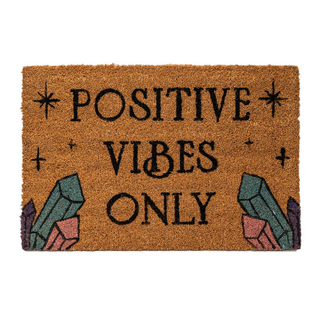 23.5" Positive Vibes Only Doormat - Magick Magick.com