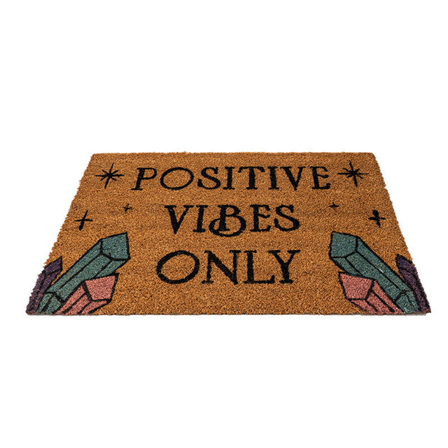 23.5" Positive Vibes Only Doormat - Magick Magick.com