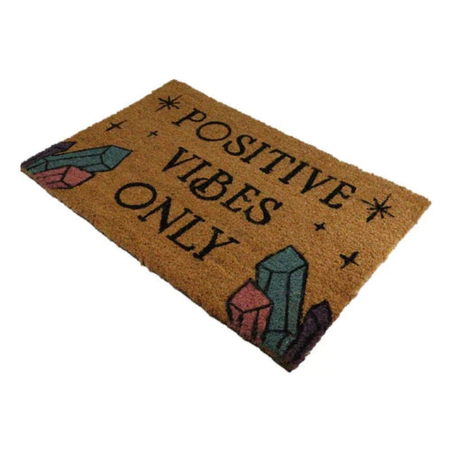 23.5" Positive Vibes Only Doormat - Magick Magick.com