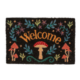 23.5" Welcome Mushroom Doormat - Magick Magick.com