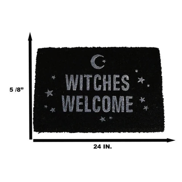 23.5" Witches Welcome Doormat - Magick Magick.com