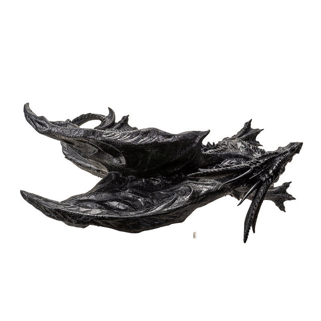 24" Black Dragon Statue - Magick Magick.com