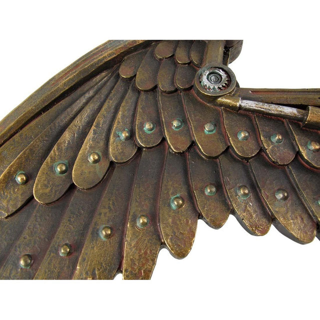 26.5" Steampunk Wing Heart Clock - Magick Magick.com