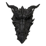 27" Black Dragon Skull Statue - Magick Magick.com