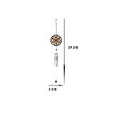 29.5" Flower of Life Wind Chime - Magick Magick.com