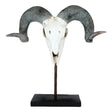 29.5" Ram Skull on Stand Statue - Magick Magick.com