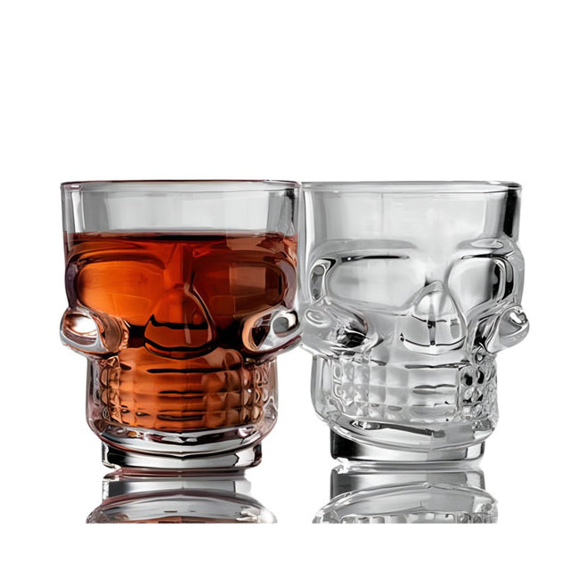 2.3" Skull Shot Glass Set (4 Glasses) - Magick Magick.com