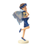 2.4" Mini Flower Fairy Figurine - Cornflower - Magick Magick.com