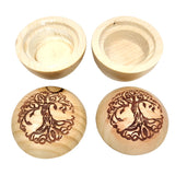 2.5" Tree of Life Round Wooden Trinket Box - Magick Magick.com