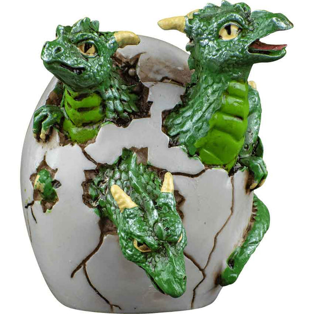 2.75" 3 Headed Dragon Hatchling Figurine - Magick Magick.com