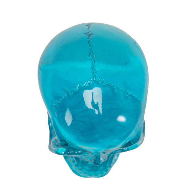 2.75" Translucent Blue Skull Statue (Pack of 4) - Magick Magick.com