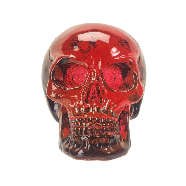 2.75" Translucent Red Skull Statue (Pack of 4) - Magick Magick.com