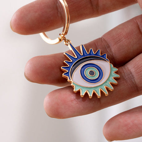 2.8" All Seeing Eye Protection Key Chain - Magick Magick.com