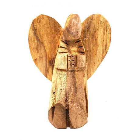 3" Carved Angel Figurine - Palo Santo - Magick Magick.com