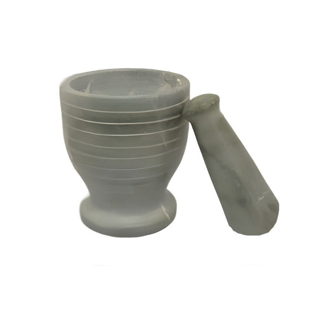 3" Gray Soapstone Mortar and Pestle - Magick Magick.com