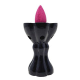 3" Lotus Metal Backflow Cone Incense Burner - Magick Magick.com