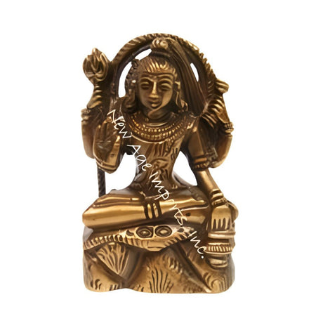 3" Shiva Solid Brass Statue - Magick Magick.com