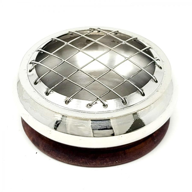 3" Silver Screen Charcoal Burner - Magick Magick.com