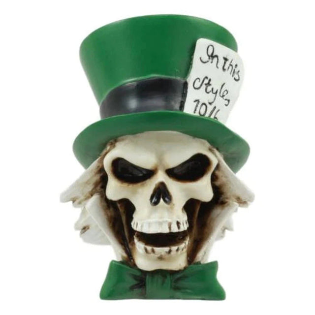 3" Skeleton Statue - The Hatter - Magick Magick.com