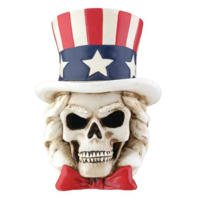 3" Skeleton Statue - Uncle Sam - Magick Magick.com