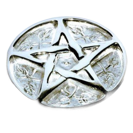 3" Solid Brass Pentagram Altar Tile - Magick Magick.com
