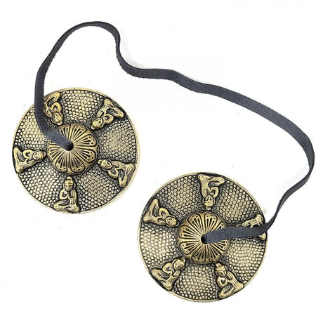 3" Tibetan Tingshas / Cymbals - Buddha - Magick Magick.com