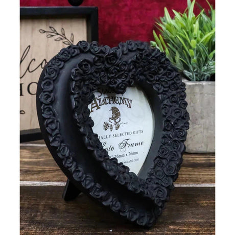 3" x 3" Black Rose Photo Frame - Magick Magick.com