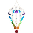 34.5" Metal Wall Hanging Mobile - Chakra Moon Phases - Magick Magick.com