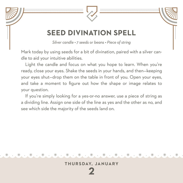 365 Daily Spells 2025 Day-To-Day Calendar by Union Square & Co. - Magick Magick.com