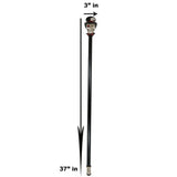 36.75" Walking Cane - Poker Skull - Magick Magick.com