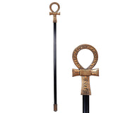 37" Walking Cane - Egyptian Ankh - Magick Magick.com