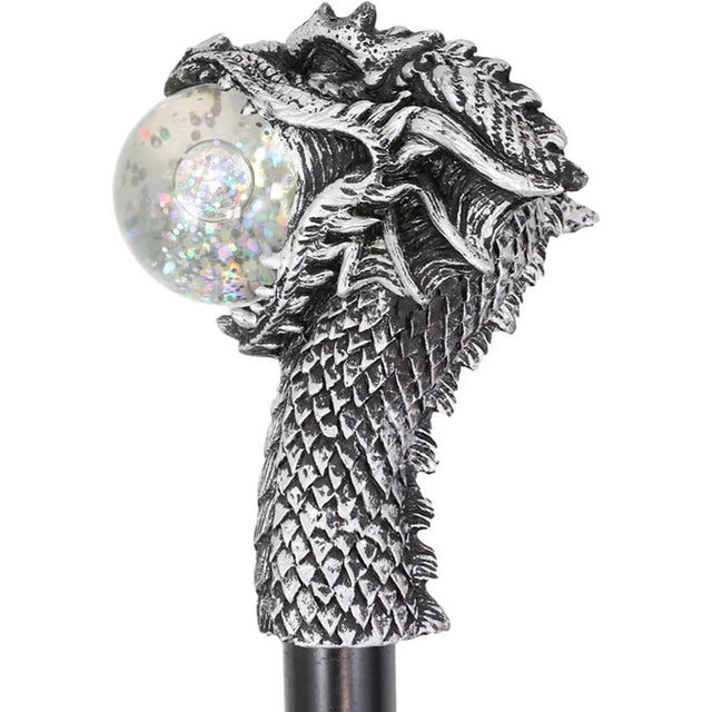 37.25" Walking Cane - Dragon Head - Magick Magick.com