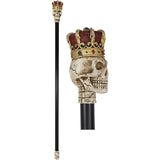 37.5" Walking Cane - King Skull - Magick Magick.com