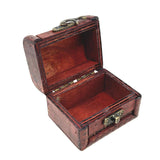 3.25" Antique Wooden Rosewood Chest - Magick Magick.com