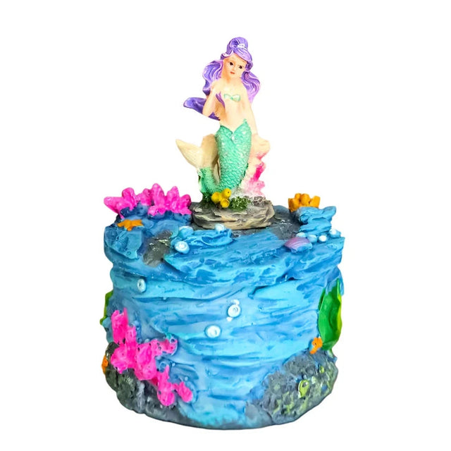 3.25" Purple Hair Mermaid Display Box - Magick Magick.com