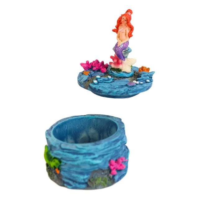 3.25" Red Hair Mermaid Display Box - Magick Magick.com