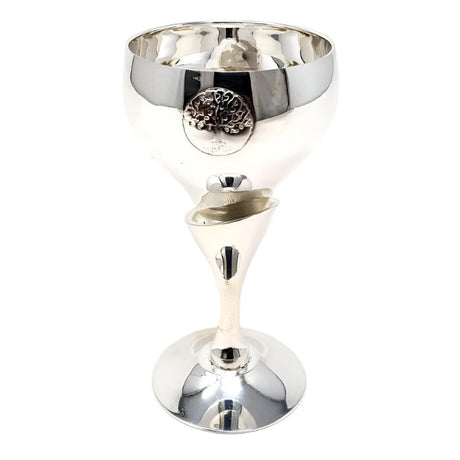 3.25" Silver Plated Chalice / Goblet - Tree of Life - Magick Magick.com