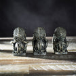 3.25" Sitting Cthulhu Statue Set - See, Hear, Speak No Evil (Set of 3) - Magick Magick.com