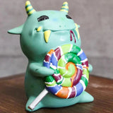 3.25" Underbedz Monster Statue - Mogu Mogu with Lollipop - Magick Magick.com