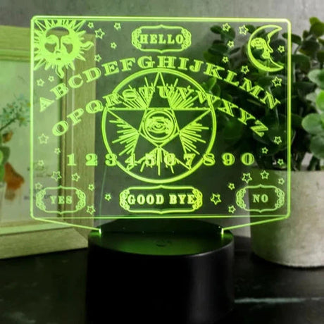 3.35" Spirit Ouija Board 3D LED Light - Magick Magick.com