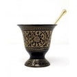 3.5" Black Carved Mortar and Pestle - Magick Magick.com