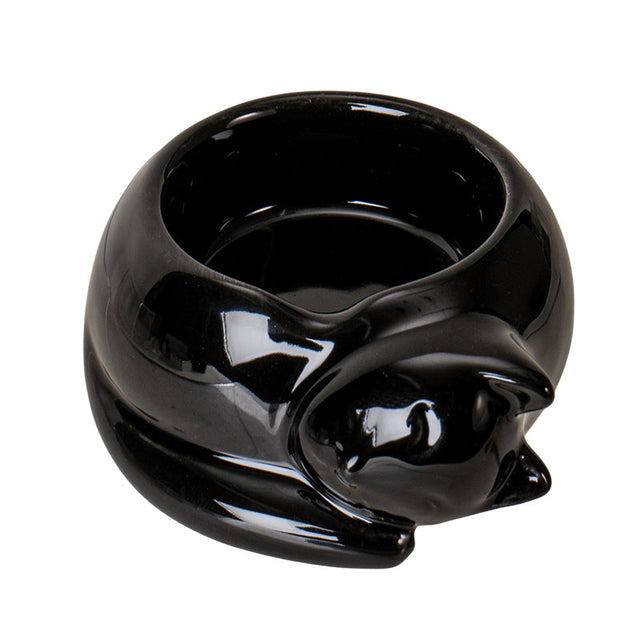 3.5" Black Cat Tealight Candle Holder - Magick Magick.com